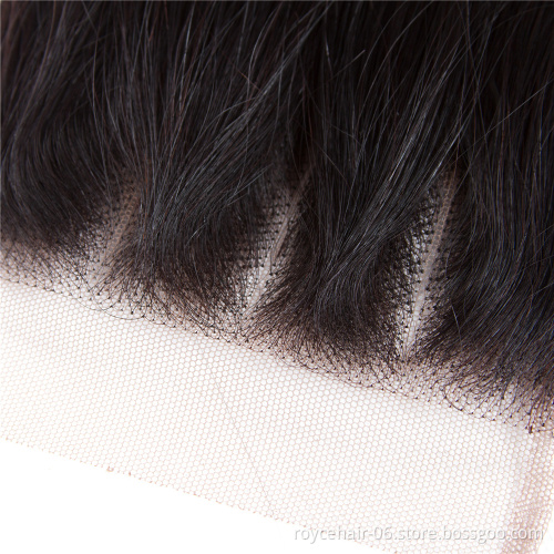 Hd Transparent Thin Skin Swiss 4x4 Hand-tied Closures, Brazilian Virgin Human Remy Hair 3 Part Lace Closure,3 Way Part Closure